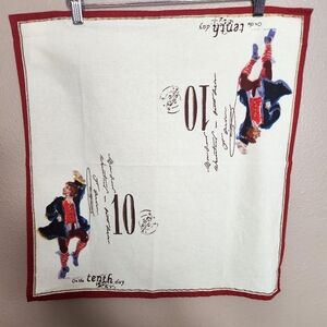 Williams Sonoma 12 Days Of Christmas Napkin #10